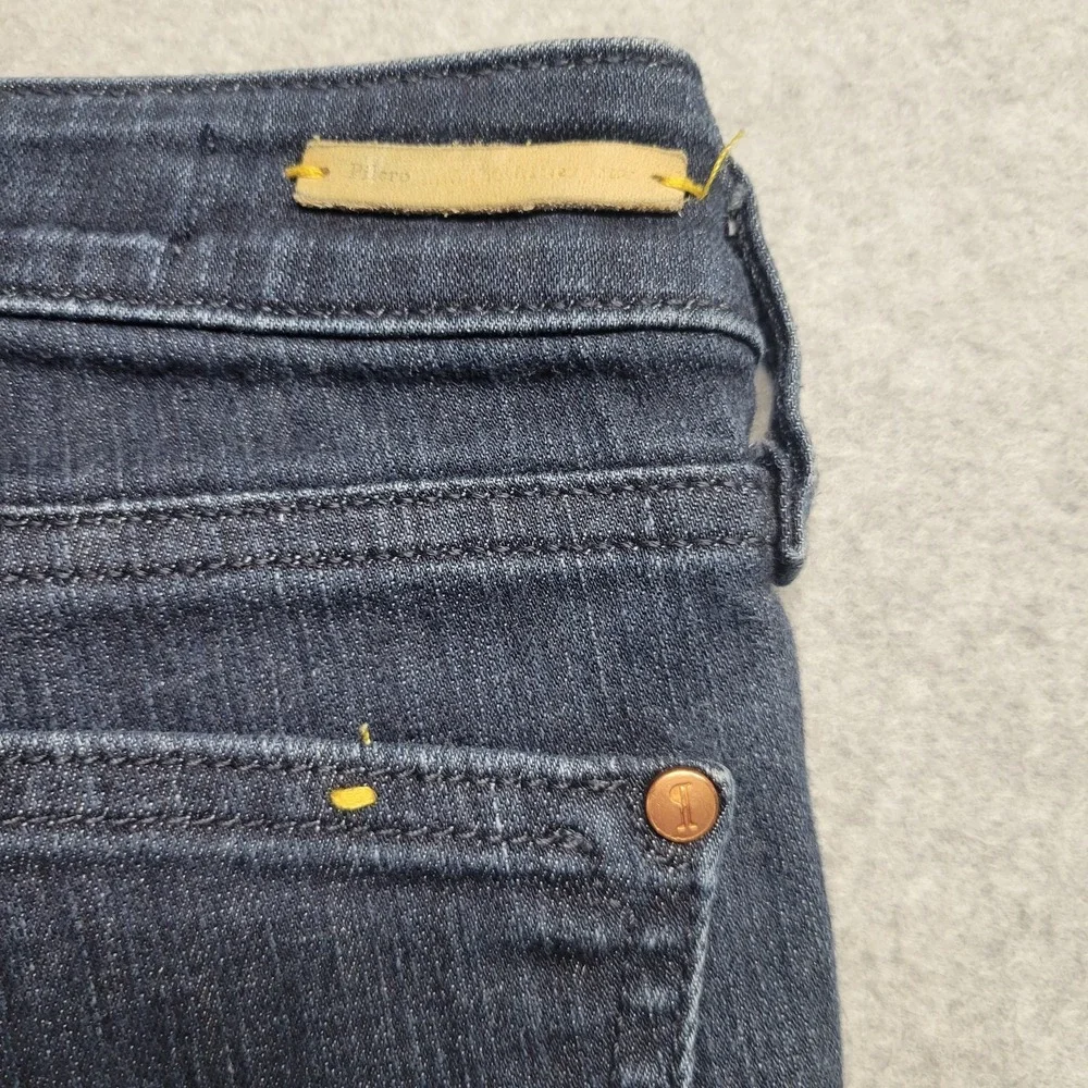 Pilcro and the Letterpress Flare Jeans Dark Wash Mid Rise Denim Size 24